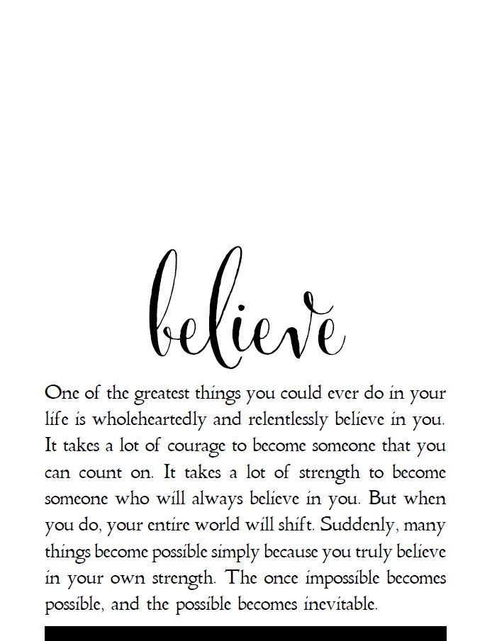 believe 3